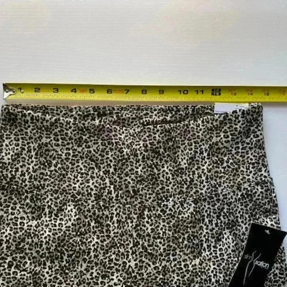 NWT Slimsation by Multiples Women's Cheetah Prints High Waist leggings Size M - Picture 10 of 11